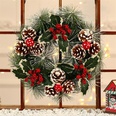New Christmas decorations pine cones hotel shopping mall decorations door hanging highgrade pine needle ornamentspicture18